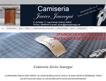 Tablet Screenshot of javierjauregui.es